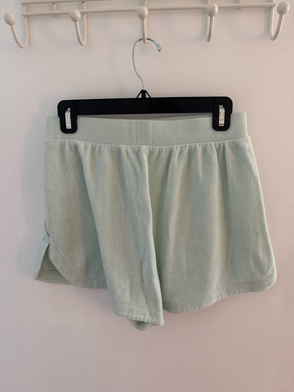 Gap Women's Mint Green Terry Cloth Lounge Shorts Size S - Picture 2 of 3